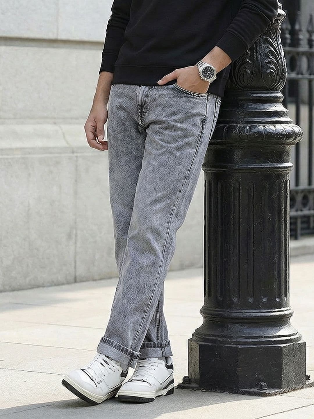 The Roadster Lifestyle Co. Pure Cotton Relaxed Fit Jeans - view 1