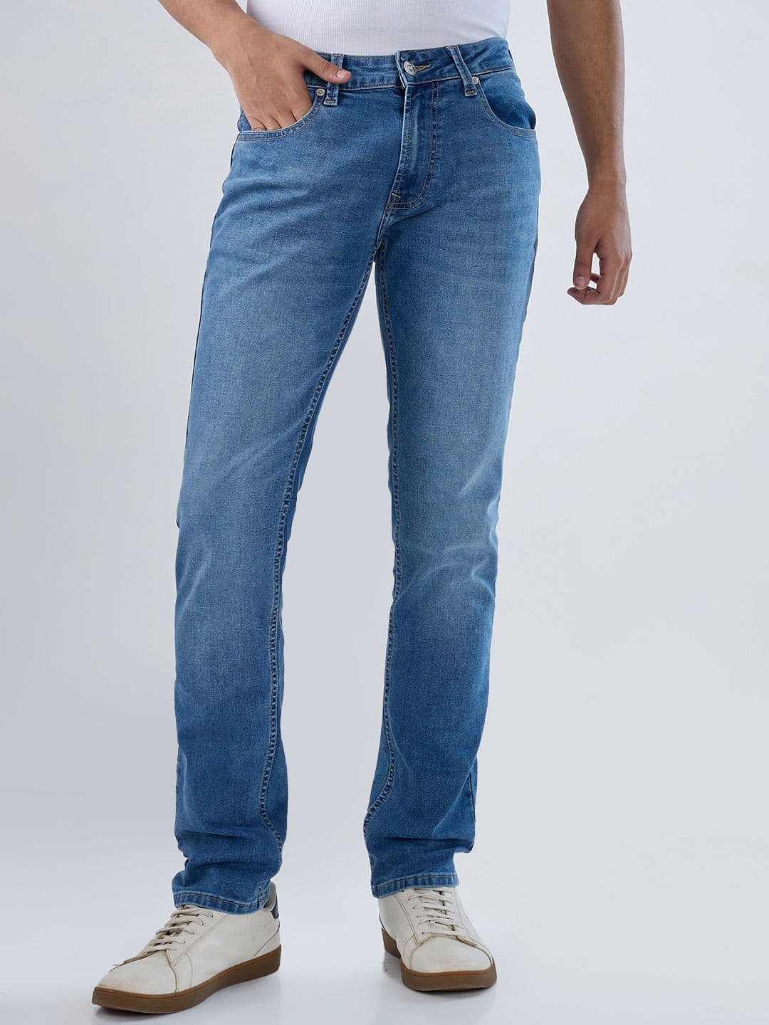 SPYKAR Men Rover Mid Rise Regular Fit Jeans - view 1