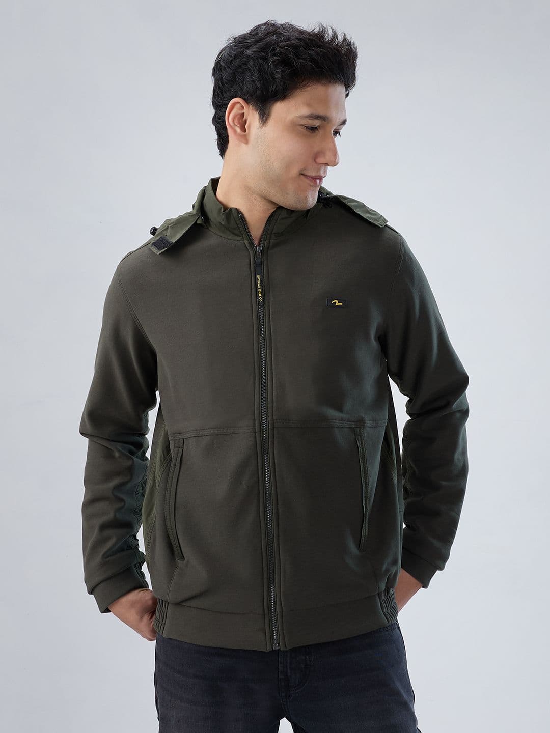 SPYKAR Long Sleeves Hooded Bomber Jacket - view 1