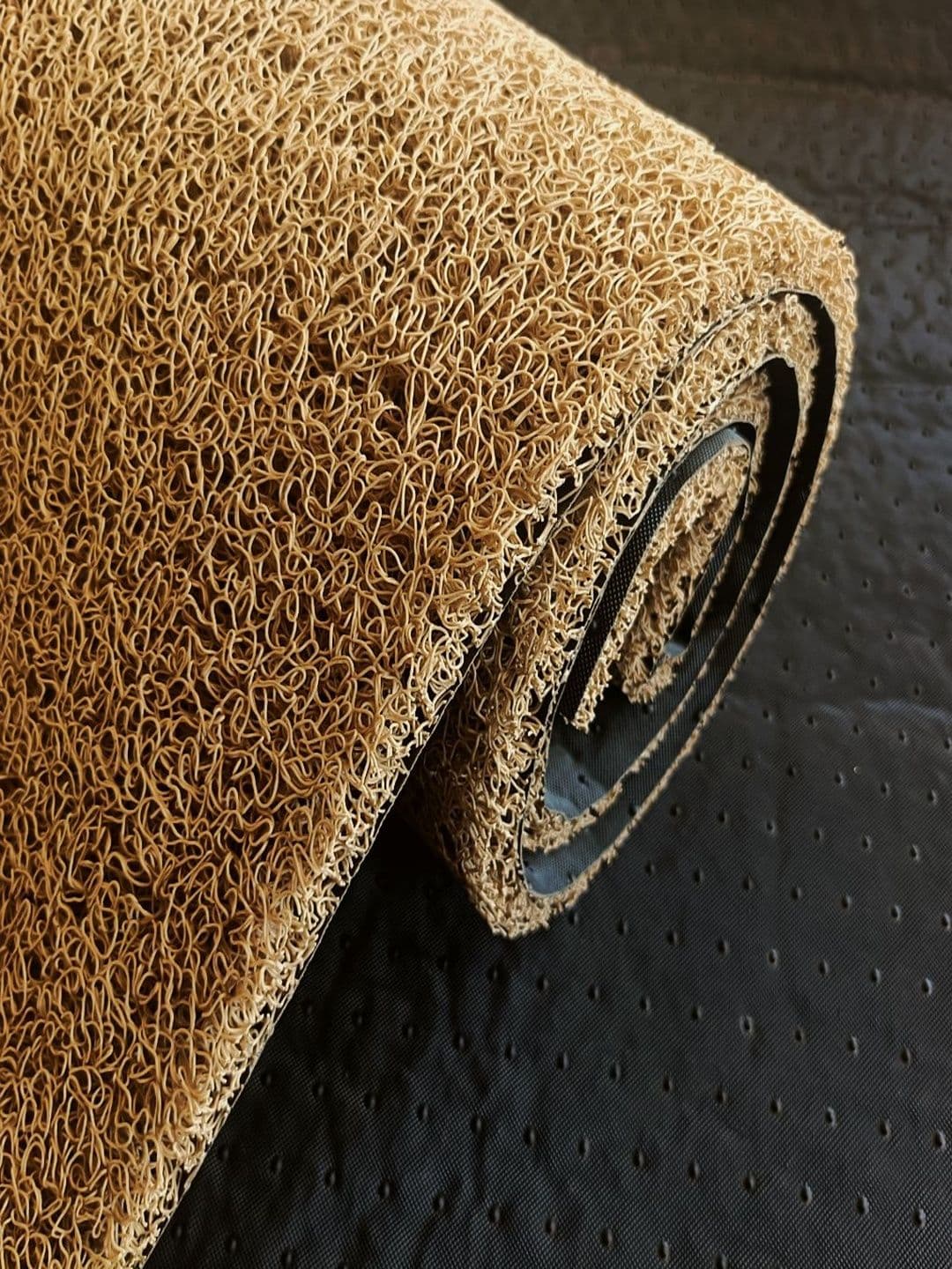 vstucart Cream Textured Durable Anti-Skid Doormats - view 1