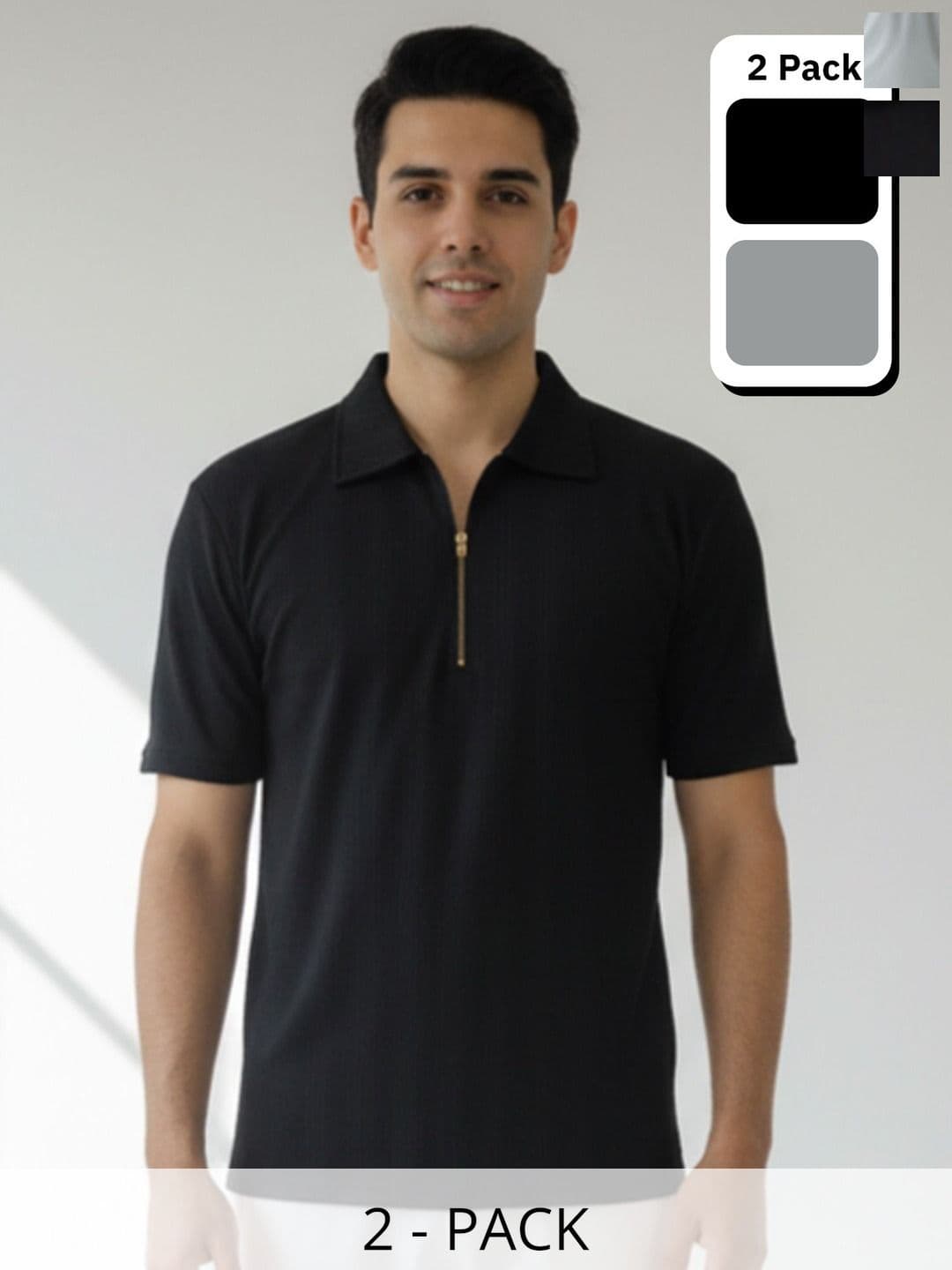 Dollar Men 2 Polo Collar T-shirt - view 1