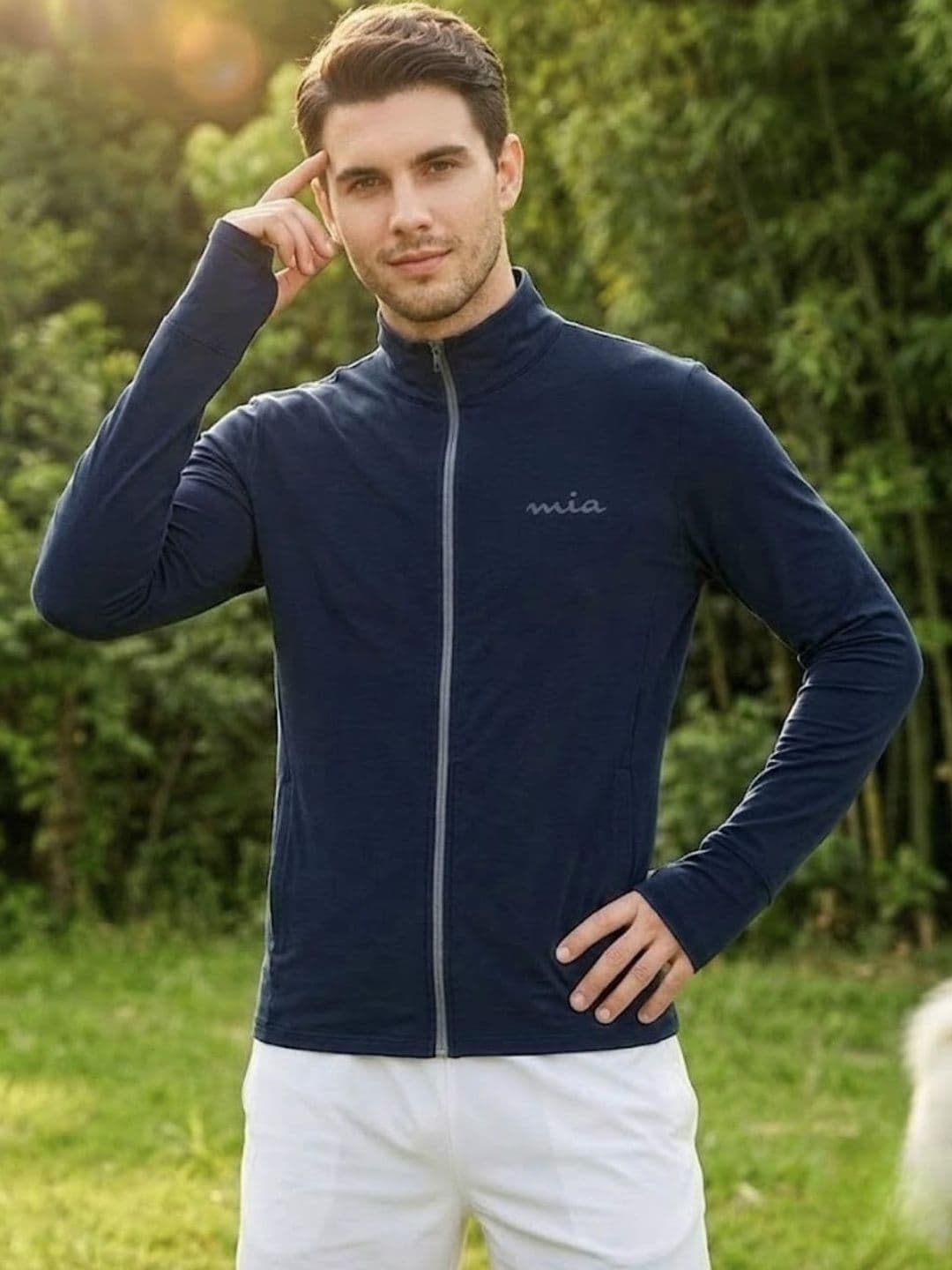 CARABA Men Windcheater Outdoor Bomber Jacket - view 1