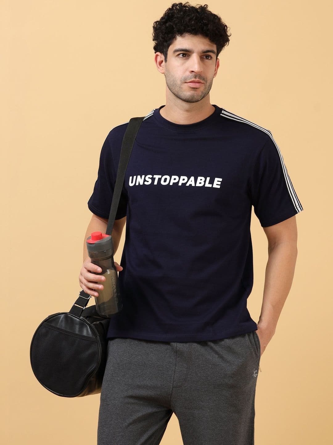 HRX by Hrithik Roshan Mens Lifestyle Relaxed Tshirts - view 1