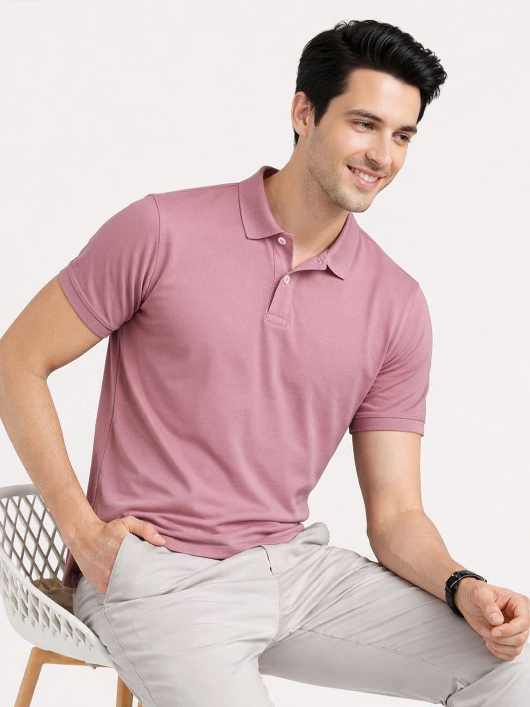 KAVYARA Men Polo Collar T-shirt - view 1