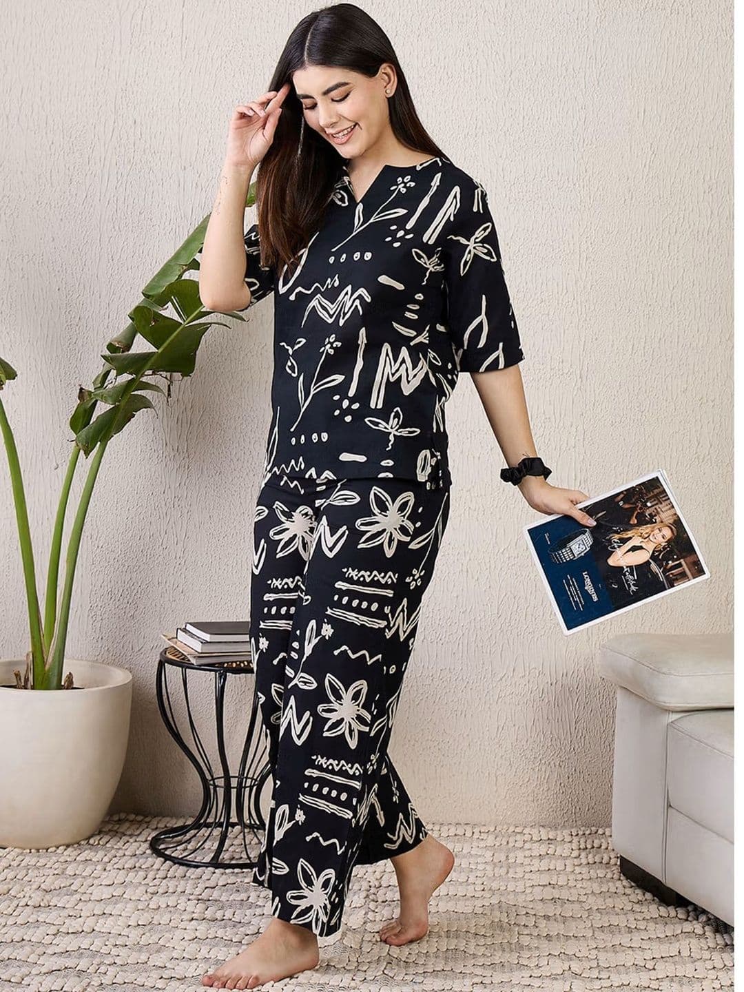 PIMU Printed Night Suit Dresses - view 1