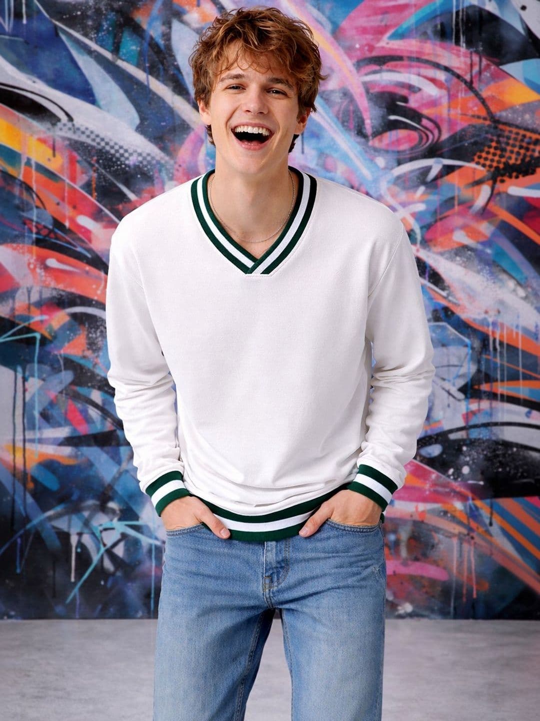 Mast & Harbour Men V-Neck T-shirt - view 1