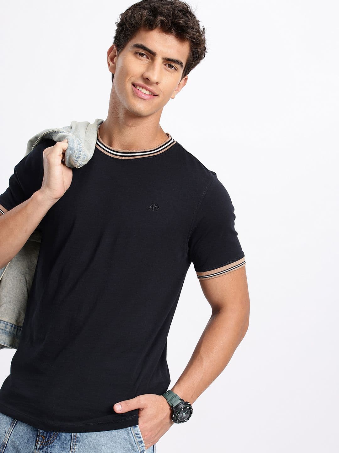 Aeropostale Men Pure Cotton T-shirt - view 1