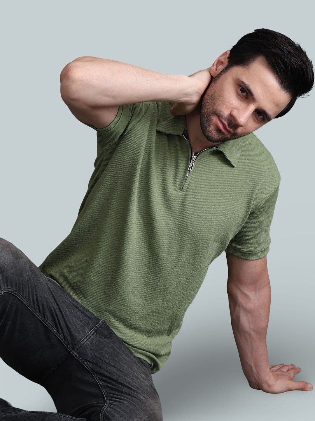 GRACIT Men Polo Collar T-shirt - view 1