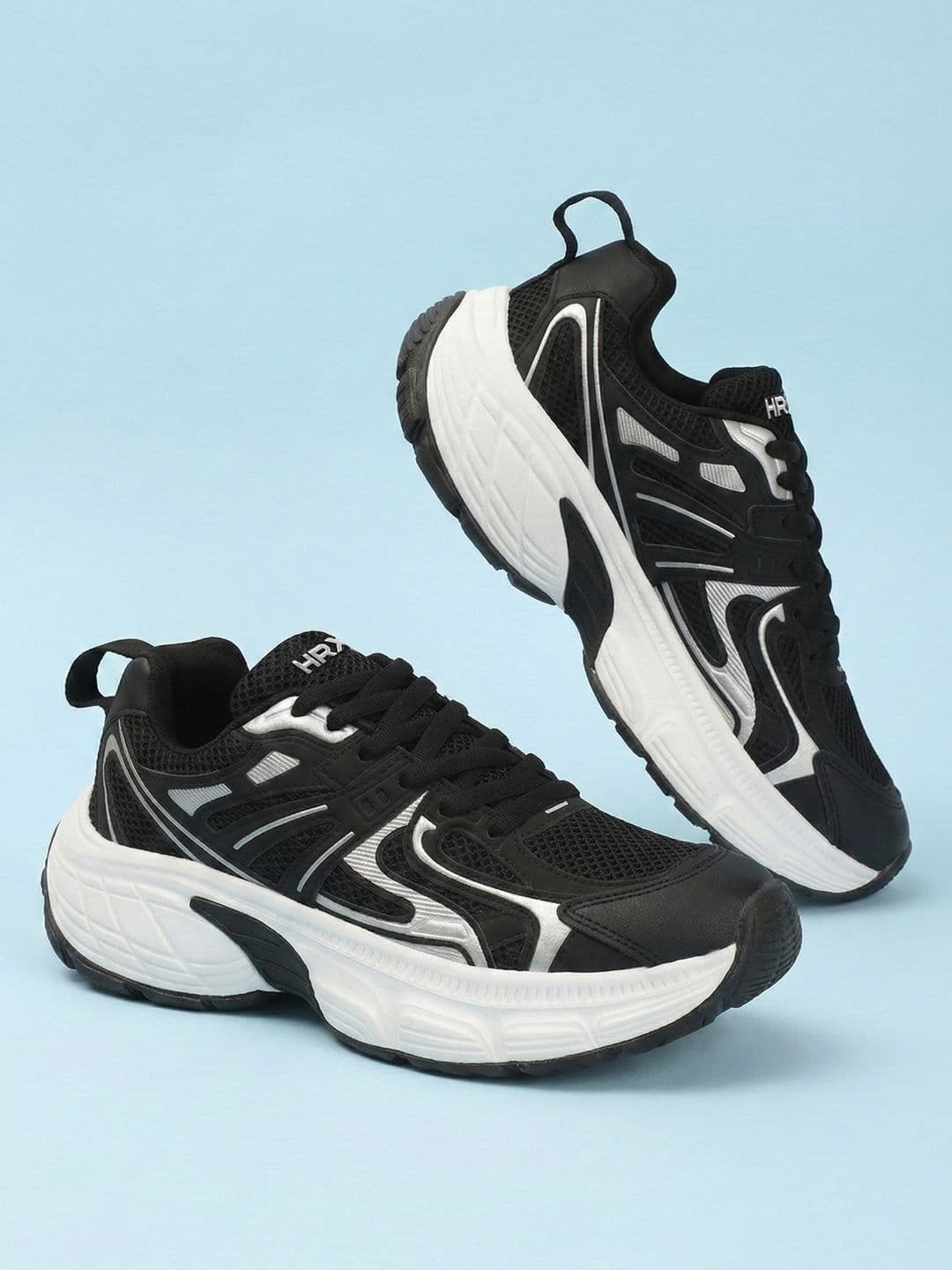 HRX by Hrithik Roshan Hrx-vacuum X2 Black Silver Casual Shoes - view 1