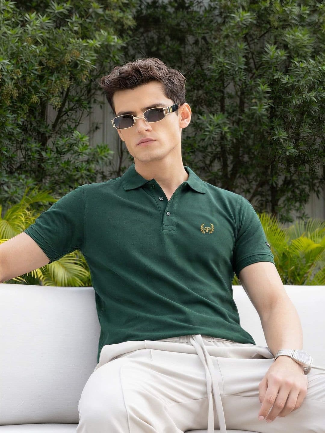 TOXA Men's Solid Half-Sleeve Light Weight Polo T-Shirt - view 1