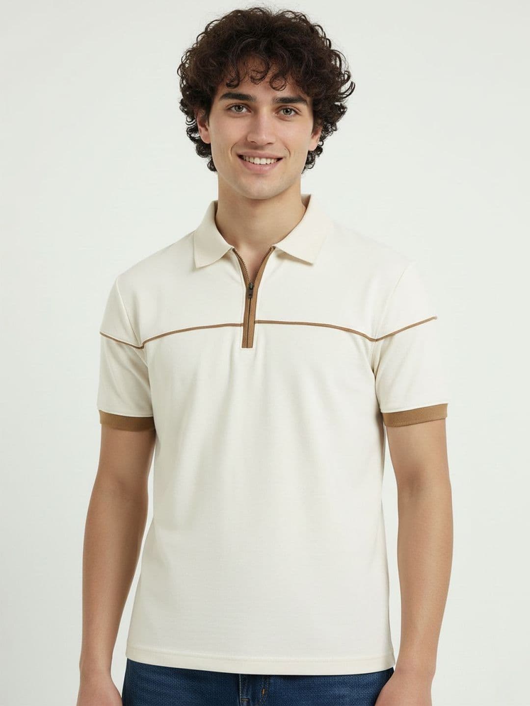 HERE&NOW Men Polo Collar T-shirt - view 1