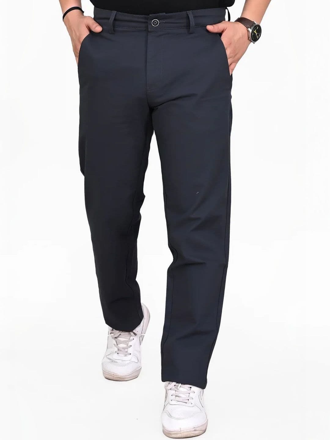 LNC Men Comfort Slim Fit Trousers - view 1