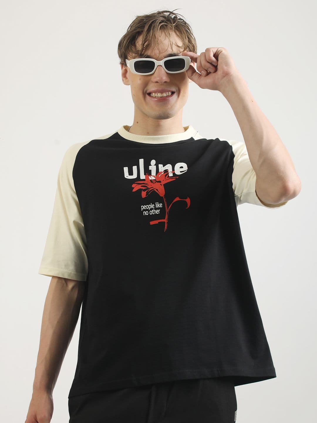 Maniac Men Colourblocked T-shirt - view 1