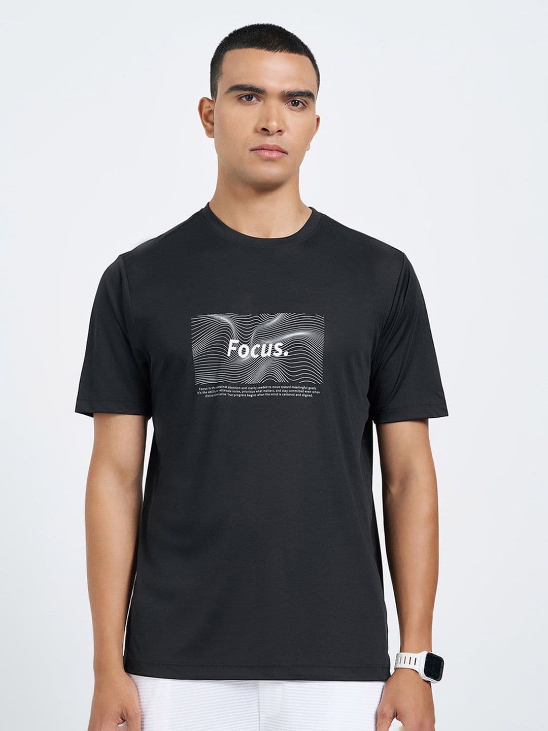Ajile by Pantaloons Men Printed Round Neck T-shirt - view 1