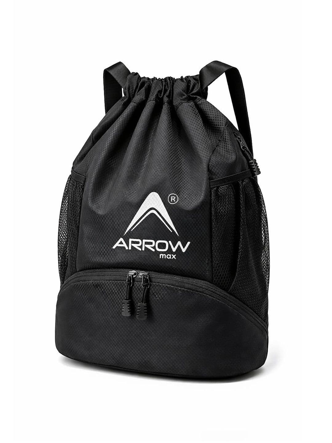 ARROWMAX Unisex Brand Logo Backpack with Shoe Pocket - view 1