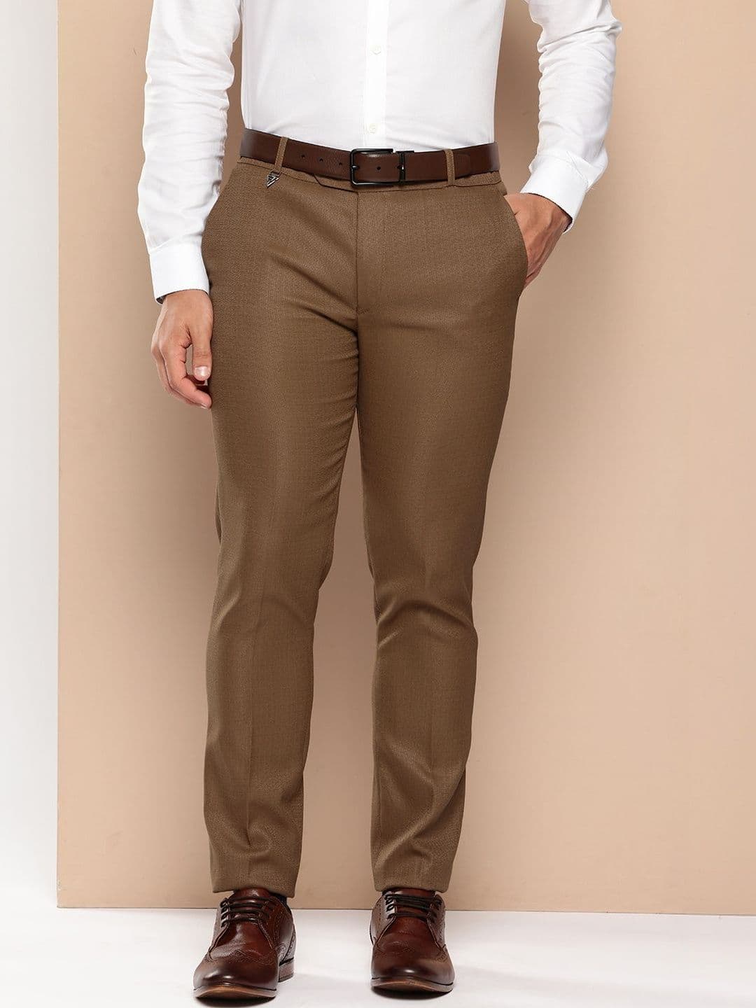 R.Code by The Roadster Life Co. Men's Tailored Fit Formal Trouser - view 1