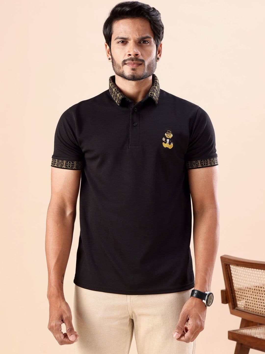 LUCUMA FASHION HUB Men Polo Collar T-shirt - view 1