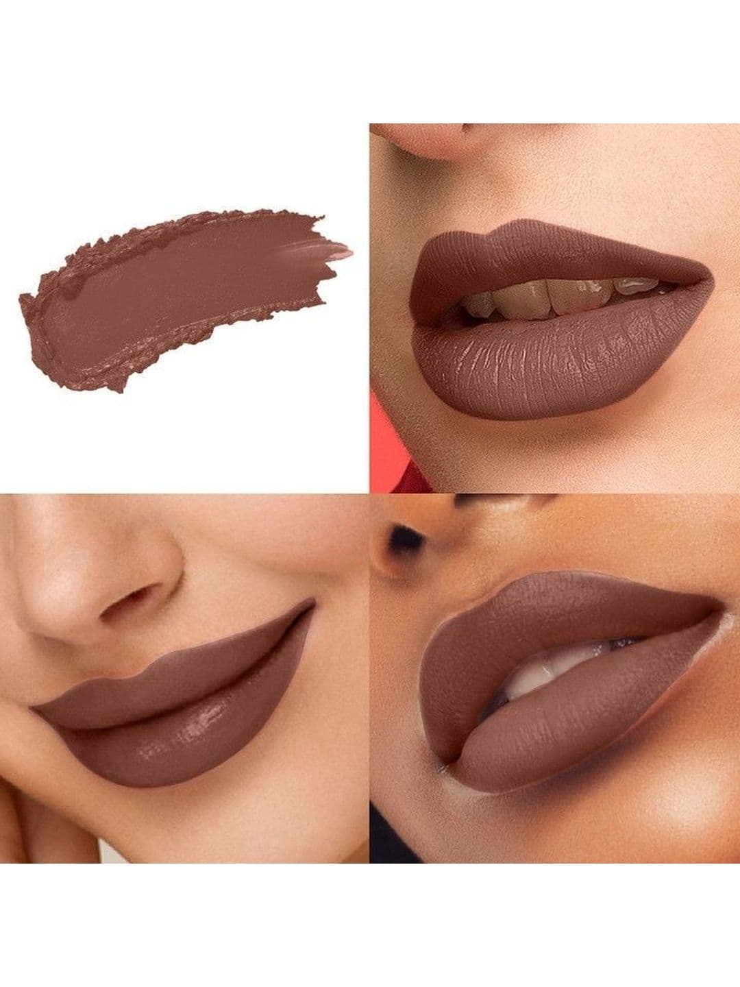 BELLABLOOM Waterproof Long Lasting Matte Liquid Lipstick - 5 ml - Coffee Brown - view 1