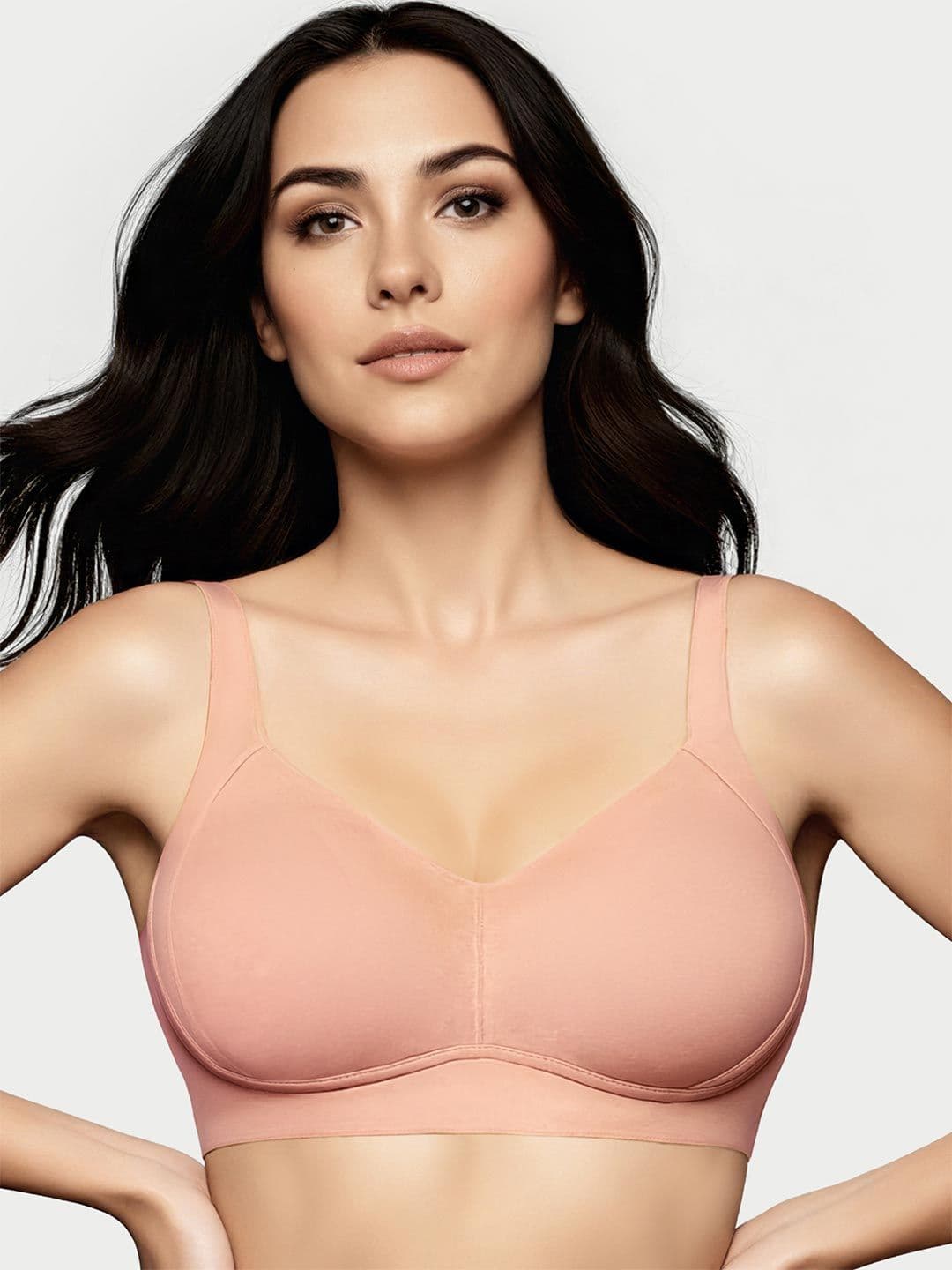 Enamor Women Bamboo Cotton Full Support Everyday T-Shirt Bra - A077 - view 1