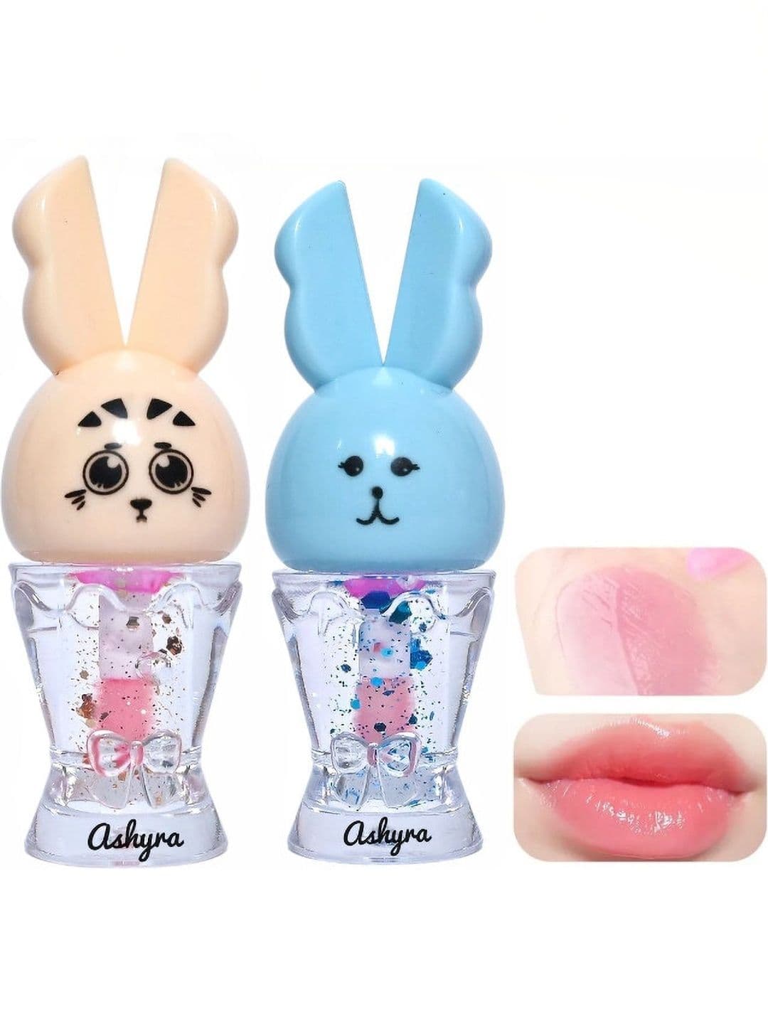 Ashyra Set Of 2 Moisturizing Glossy Lip Gloss - 2.7 ml Each - view 1