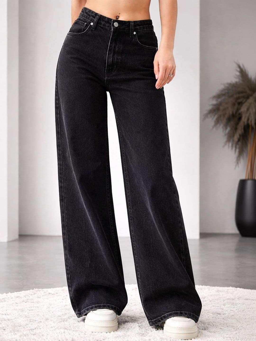 KASHIANXSTYLE Women Comfort Relaxed Fit High-Rise Stretchable Jeans - view 1