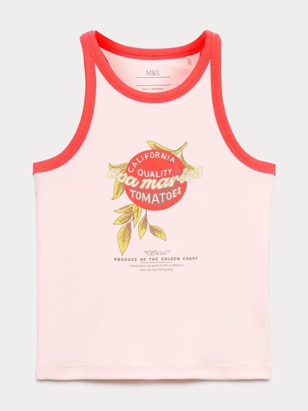 Marks & Spencer Girls Cotton Tops - view 1
