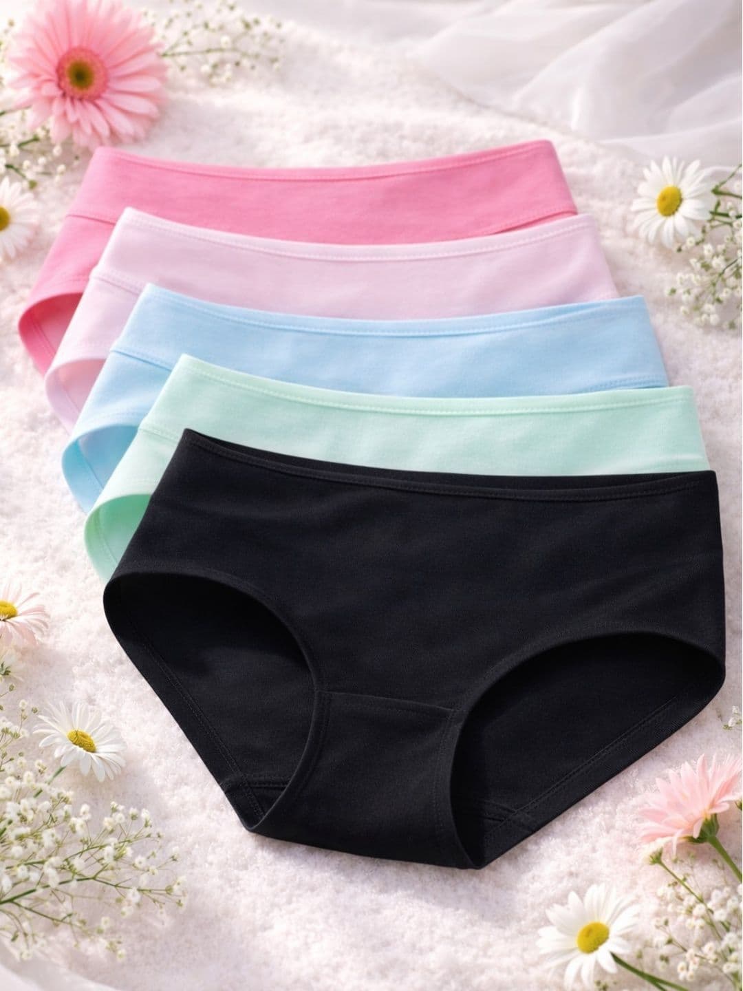 SWAPN ENTERPRISE Women Assorted Cotton Hipster Briefs - view 1
