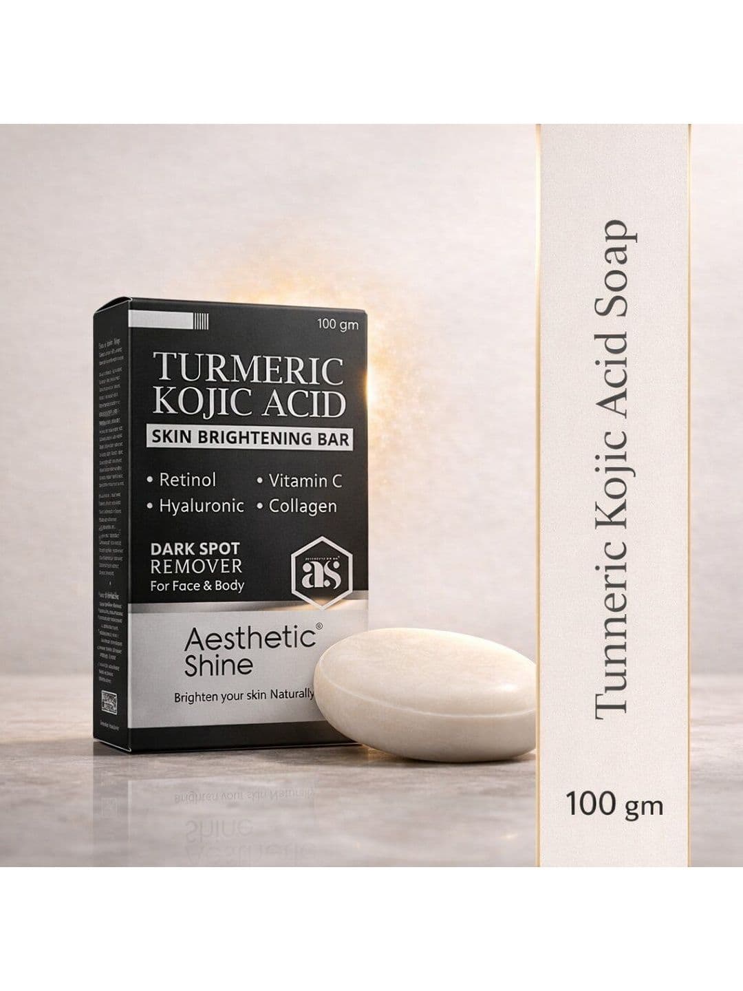Aesthetic shine Turmeric & Kojic Soap - 100 g - view 1