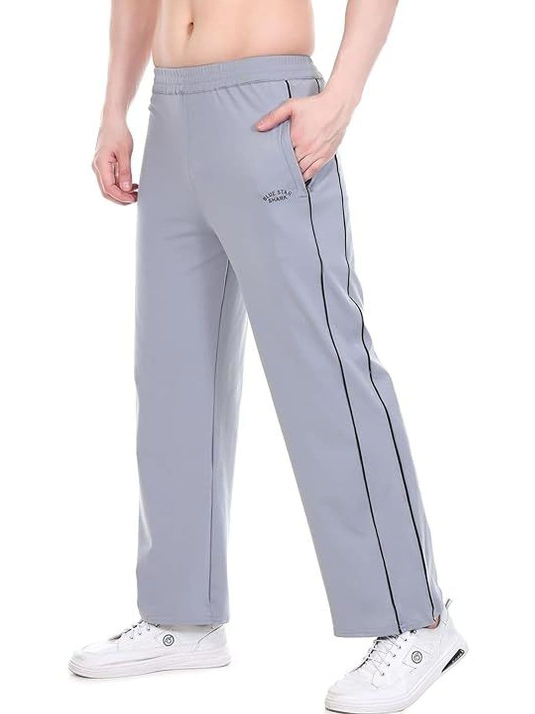 BLUE STAR SHARK Men Straight Fit Antimicrobial Track Pants - view 1