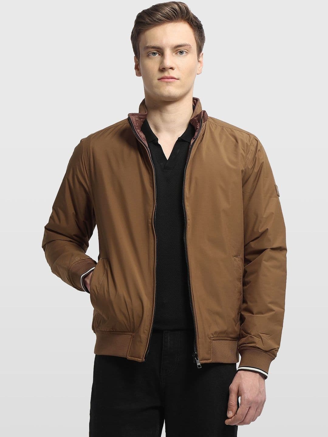 Arrow Sport Men Padded Solid Reversible Jacket - view 1