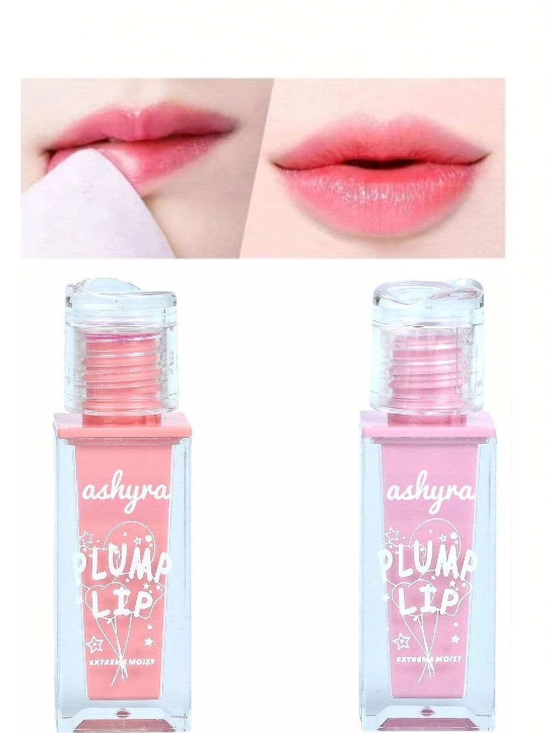 Ashyra Set Of 2 Moisturizing Glossy Lip Plumper - 2.55 ml Each - view 1
