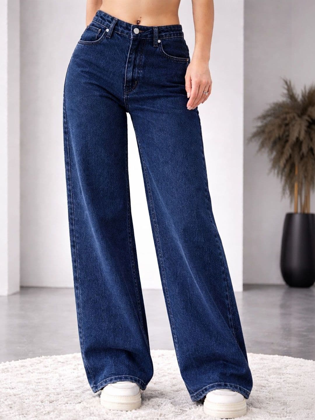 KASHIANXSTYLE Women Comfort Relaxed Fit High-Rise Stretchable Jeans - view 1