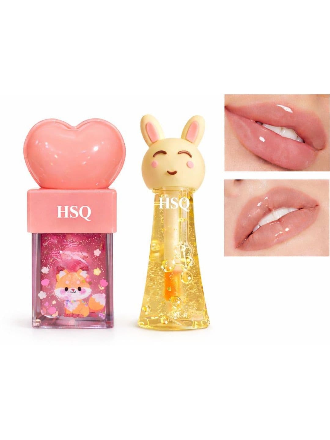 Hsq Set Of 2 Long Lasting Moisturizing Lip Gloss - 5 ml Each - view 1