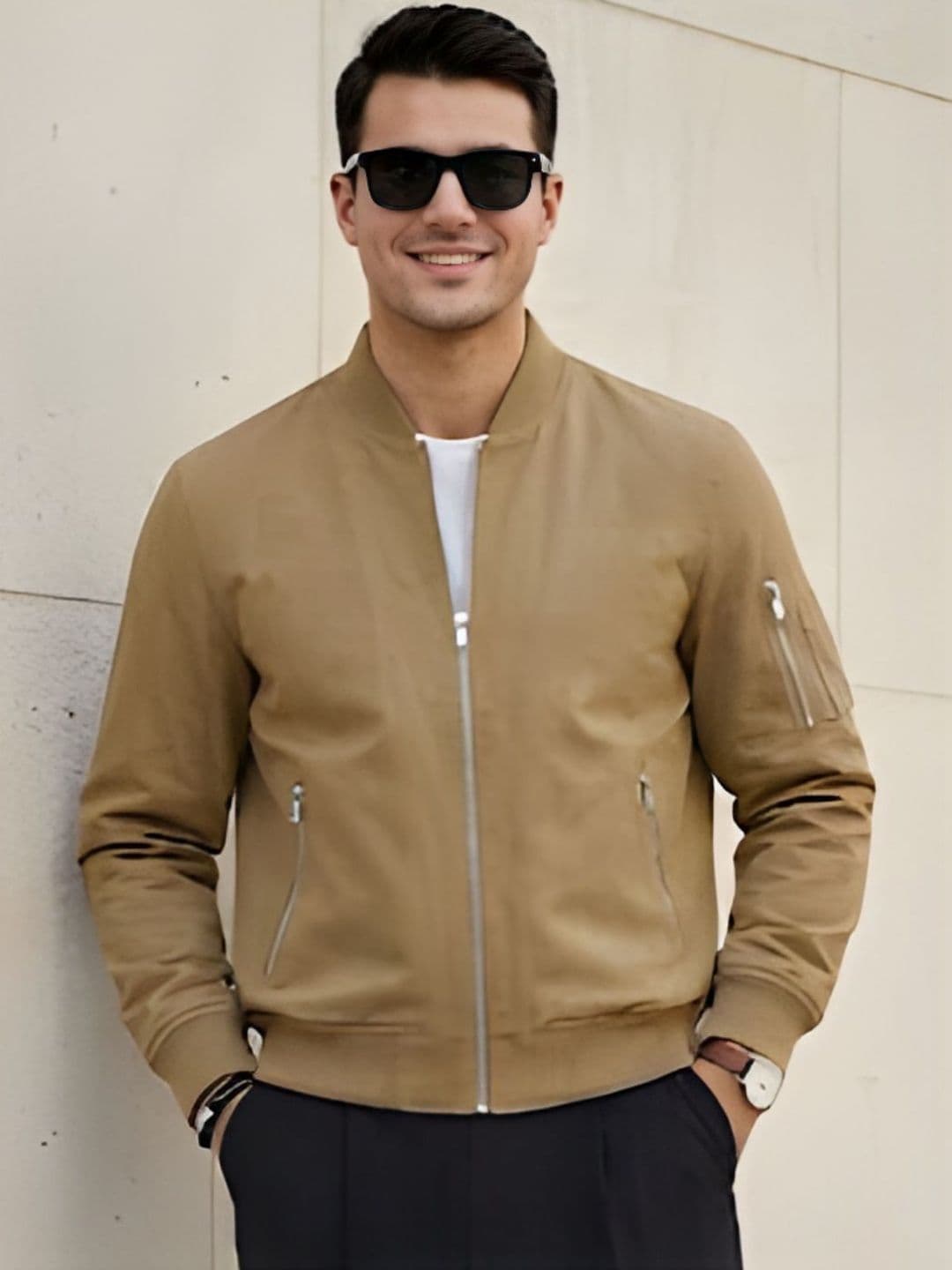 CARABA Men Lightweight Biker Jacket - view 1