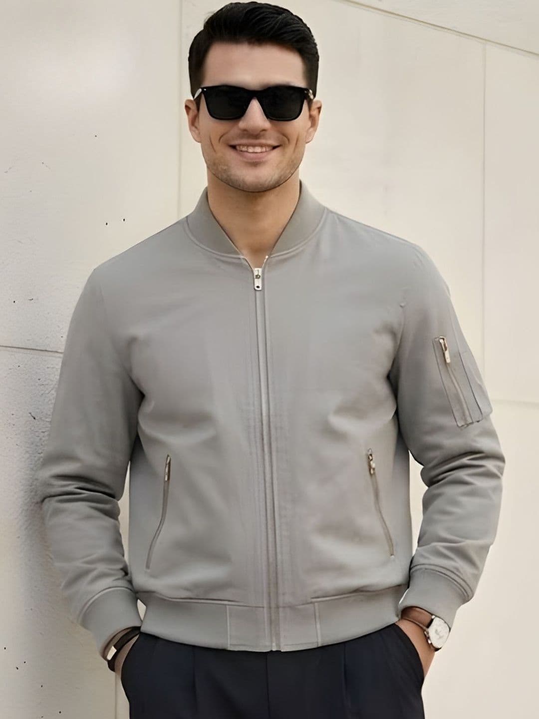 CARABA Men Lightweight Biker Jacket - view 1