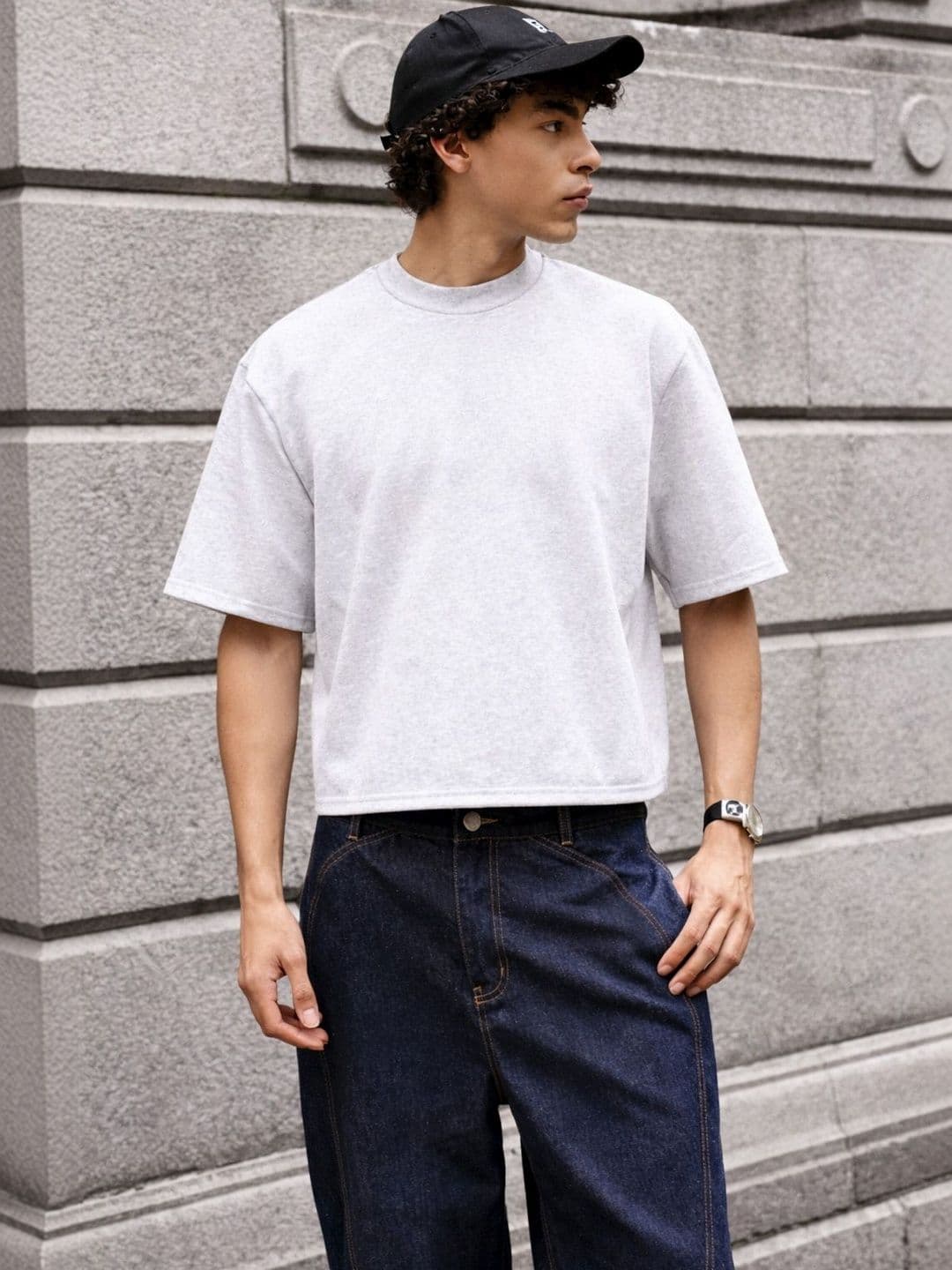 FTX Men Typography Printed Boxy T-shirt - view 1