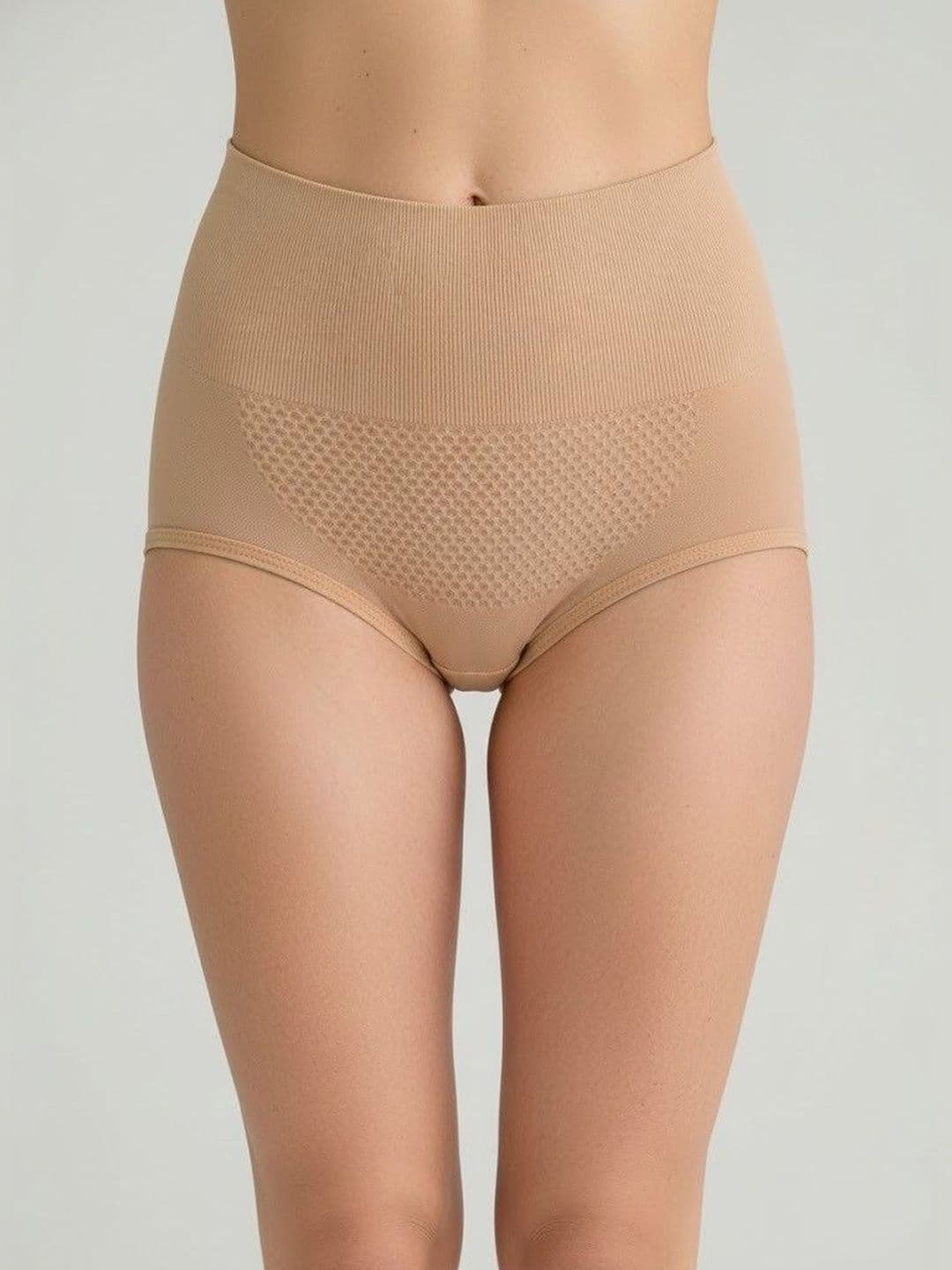 JETVELI Women Cotton Leak Proof Quick Dry High Rise No-Visible Panty Line Padded Briefs - view 1