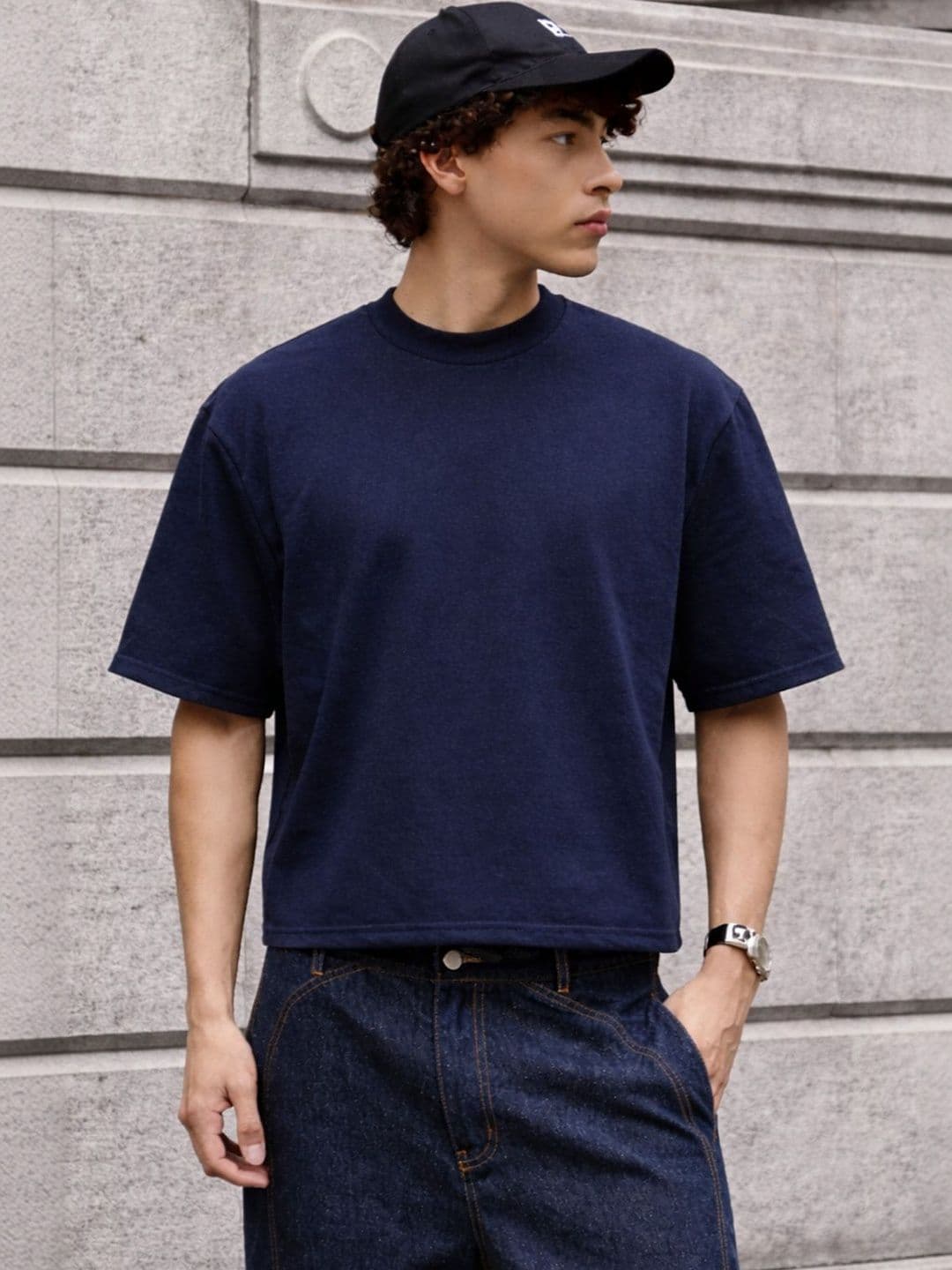 FTX Men Typography Printed Boxy T-shirt - view 1