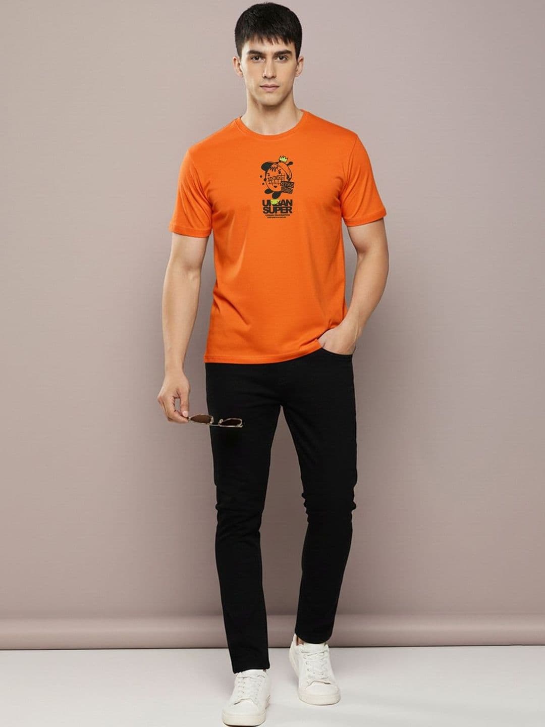 CRYPTIC Men Typography Printed Cotton T-shirt - view 1