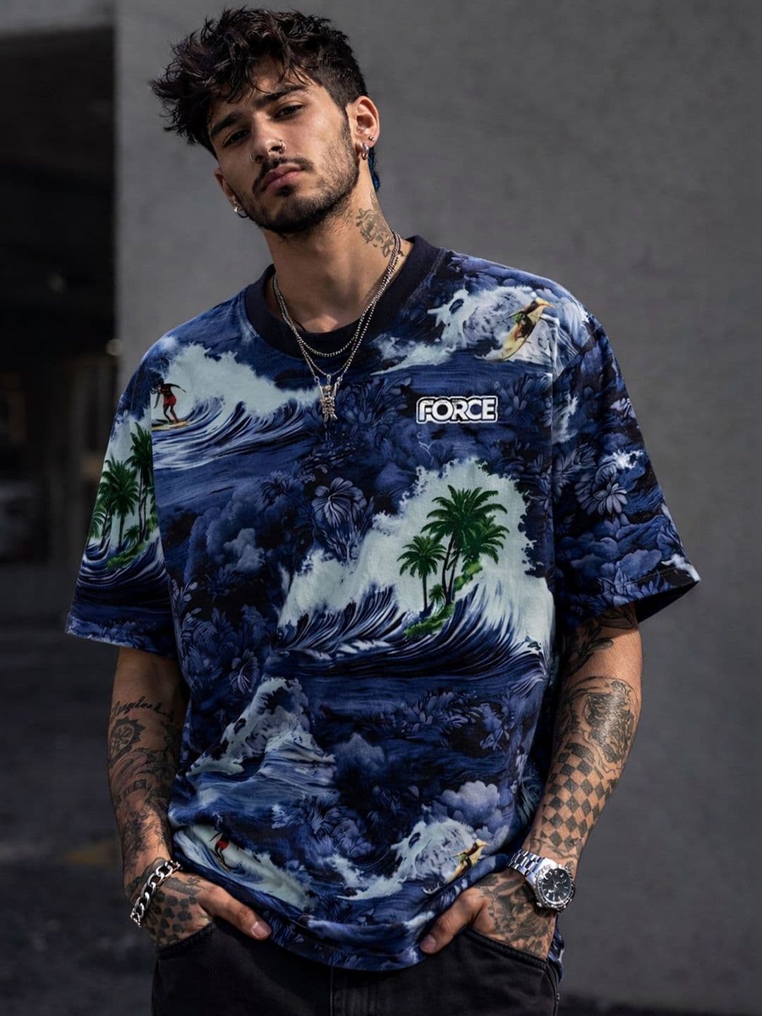 Force Men Printed T-shirt - view 1