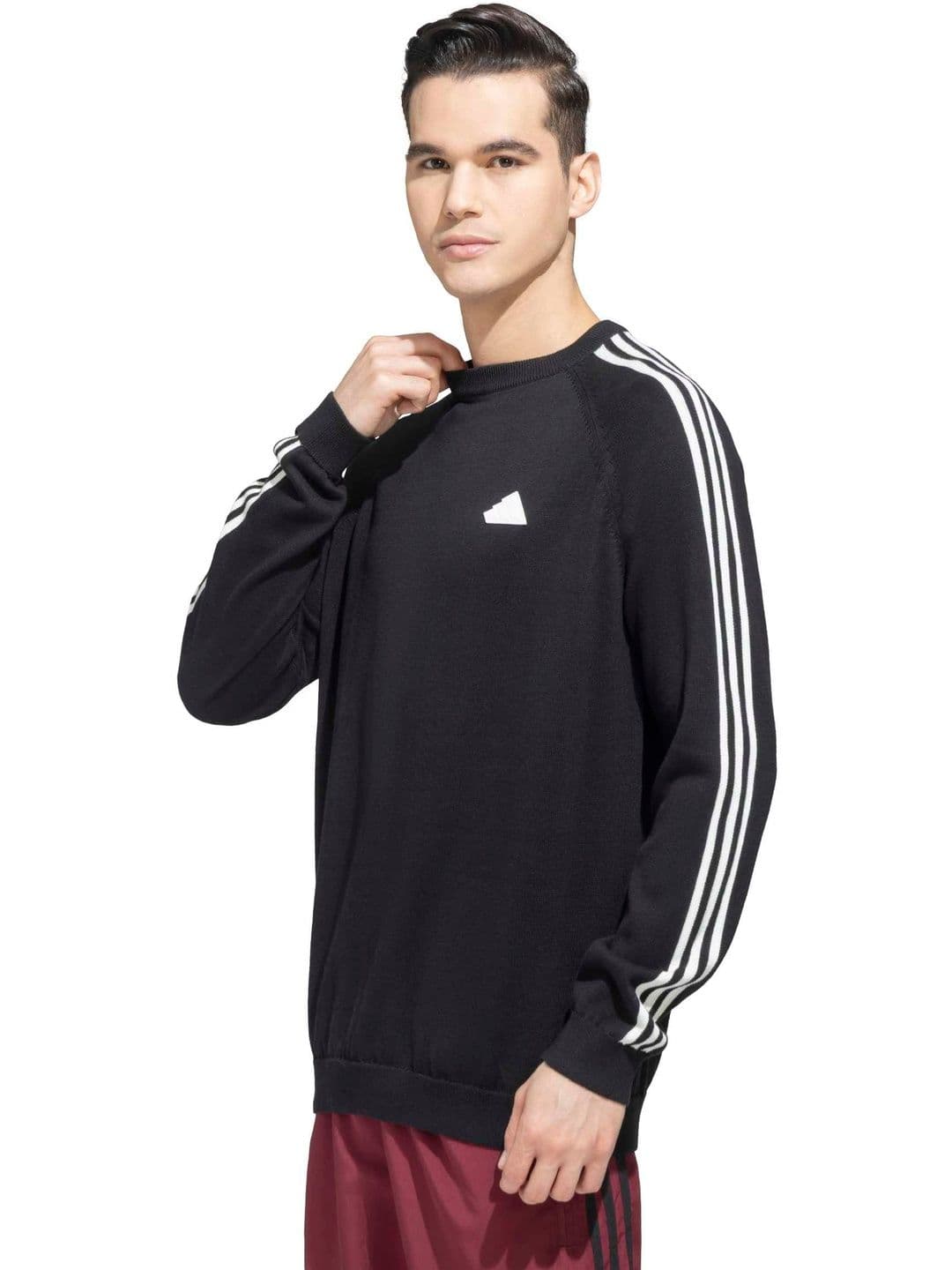 ADIDAS Pure Cotton Crew Neck Pullover Sweatshirt - view 1