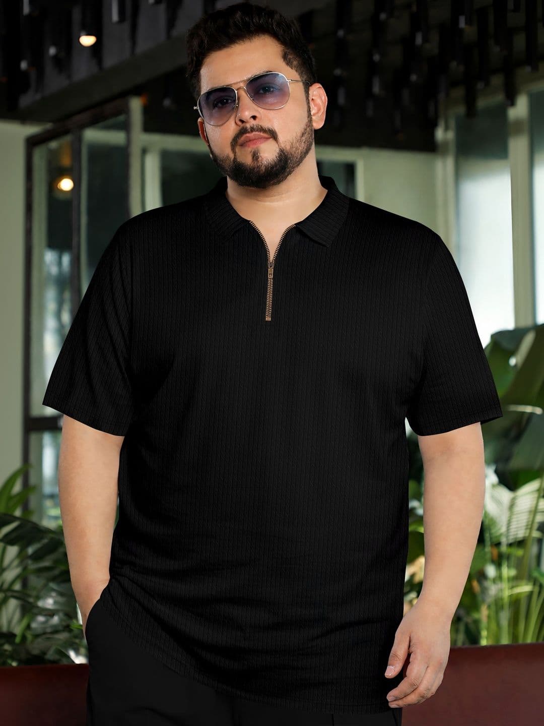 HAPPY KHAJANA Men Polo Collar T-shirt - view 1
