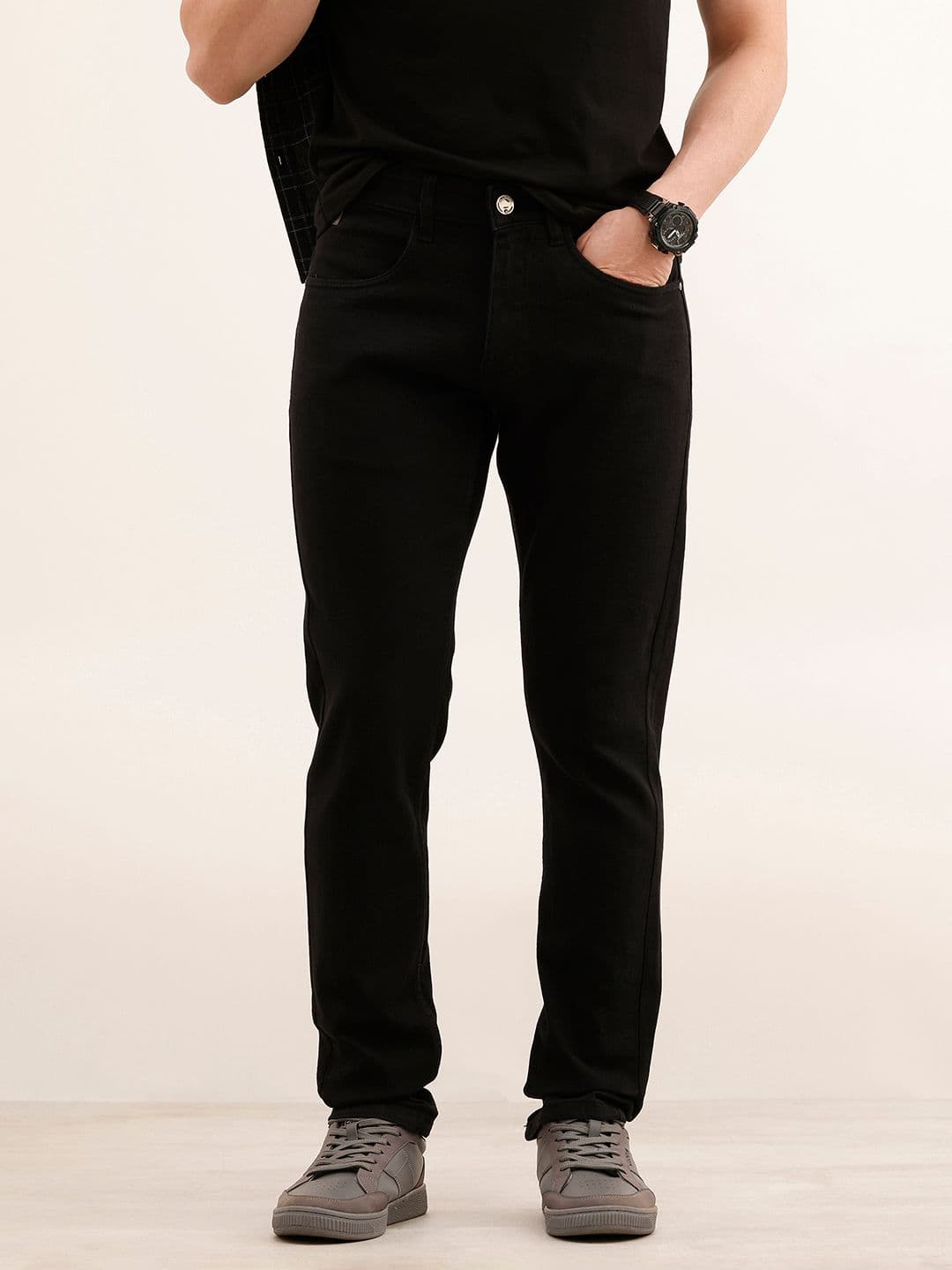 WROGN Men Slim Fit Stretchable Jeans - view 1