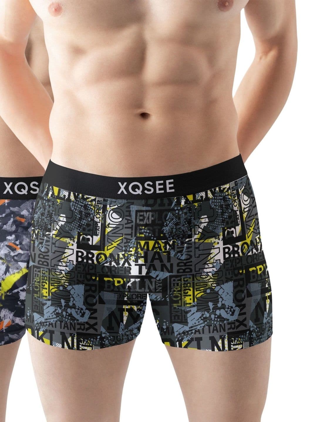 PTVIZE Pack of 2 Printed Trunks - view 1