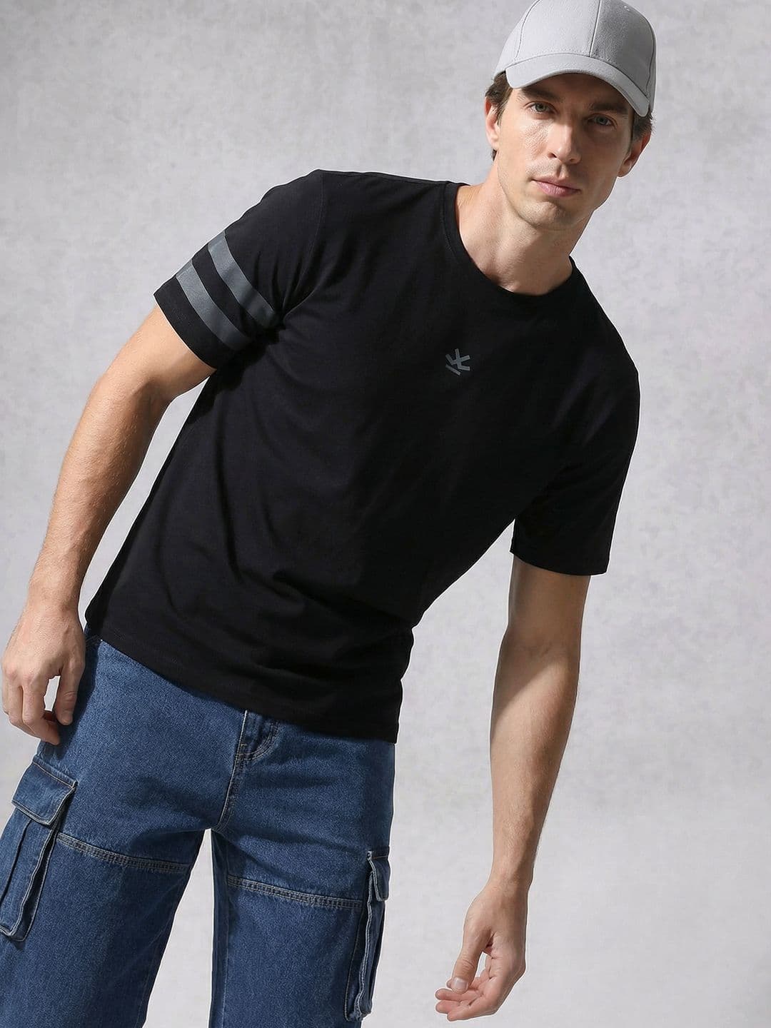 WROGN Round Neck Pure Cotton T-shirt - view 1