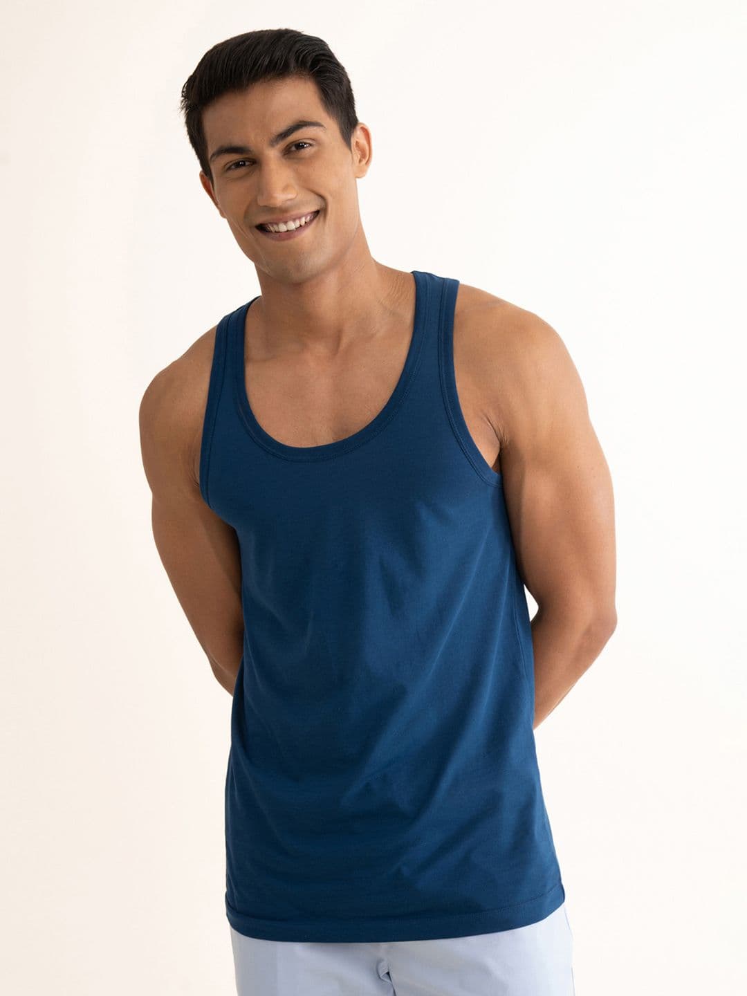 DAMENSCH Round Neck Neo-Cotton Anti-Microbial Innerwear Vest - view 1