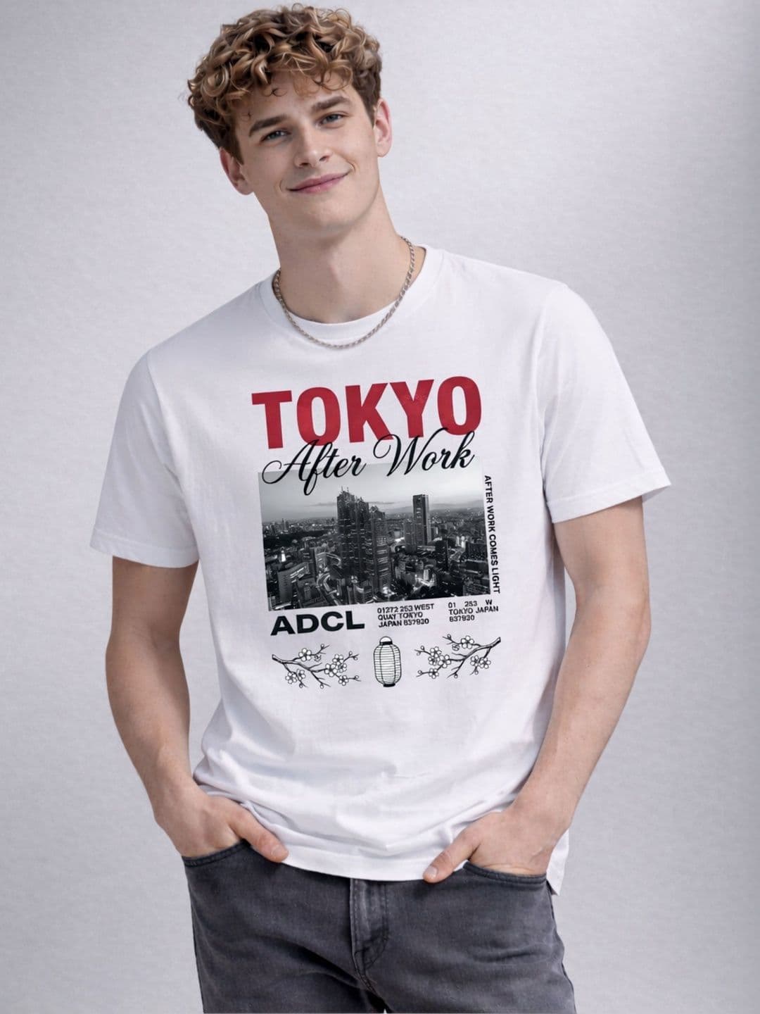 R.Code by The Roadster Life Co. Men Printed T-shirt - view 1