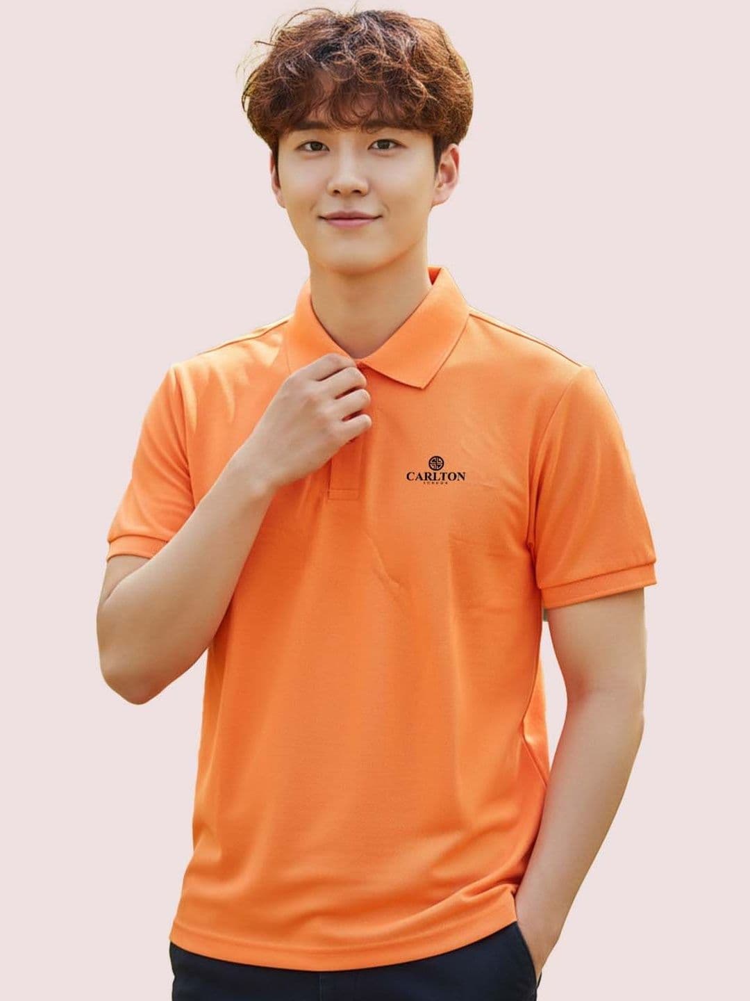 Carlton London Men Printed Polo Collar T-shirt - view 1