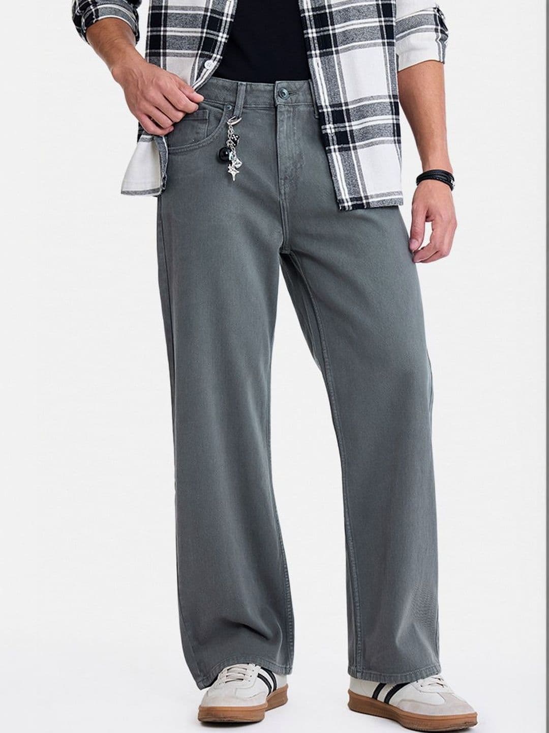Snitch Men Straight Fit Mid-Rise Light Fade Jeans - view 1