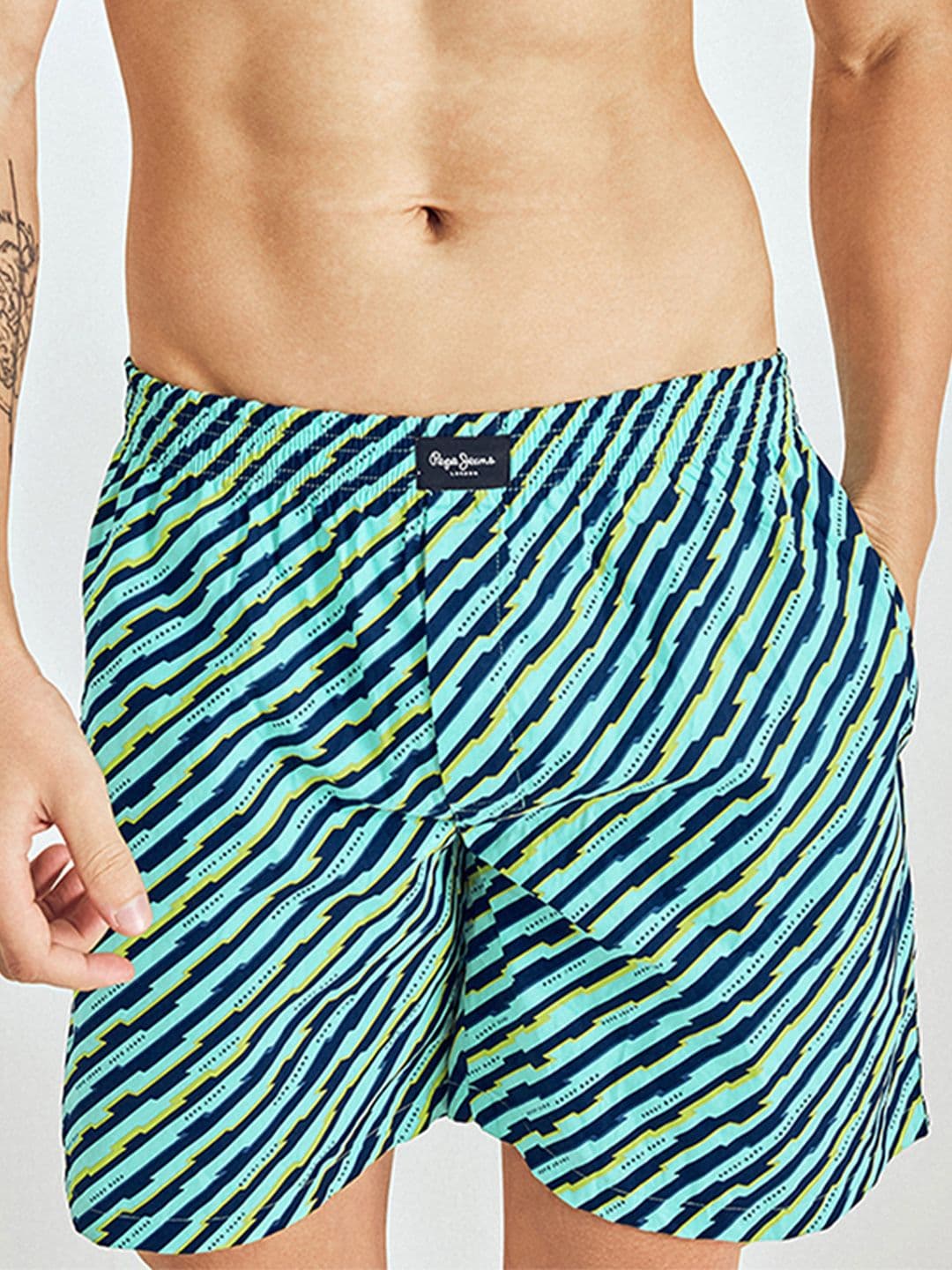 Pepe Jeans Printed Pure Cotton Breatheable Boxer - view 1